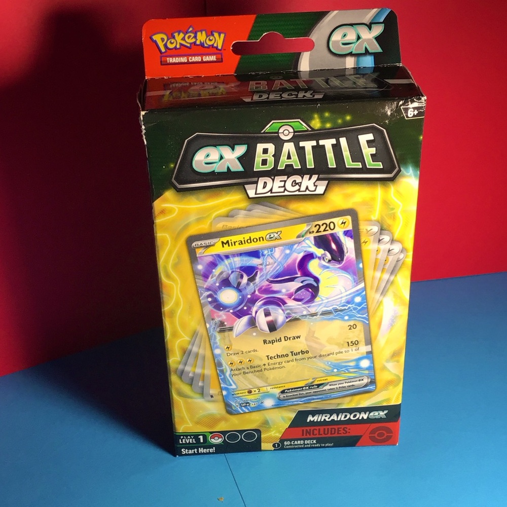EX BATTLE DECK MIRAIDON EX 60 CARD DECK FACTORY SEALED BOX NEVER OPENED